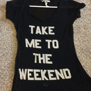 Sheer T-shirt short sleeve